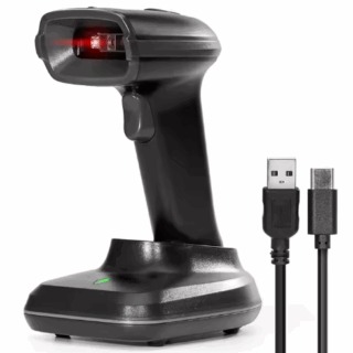 Rablik TechSet – 1D Wired Barcode Scanner (USB Interface, Plug & Play)