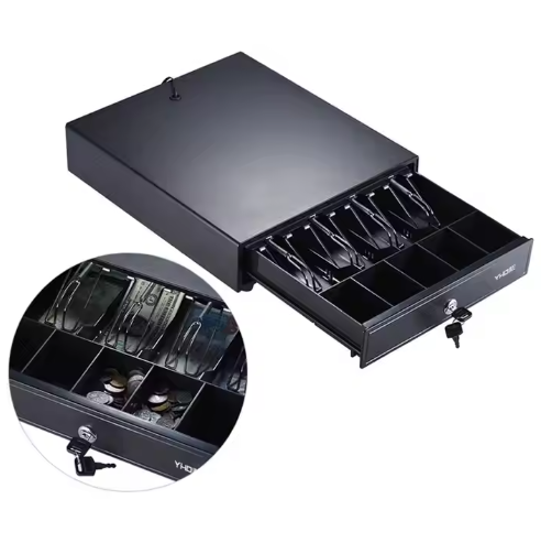 Rablik TechSet – Heavy Duty Automatic Cash Drawer (4 Notes + 5 Coins) - Image 3