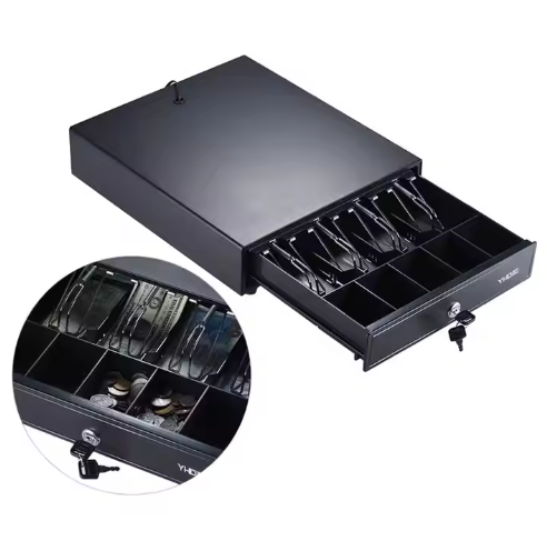 Rablik TechSet – Heavy Duty Automatic Cash Drawer (4 Notes + 5 Coins) - Image 2